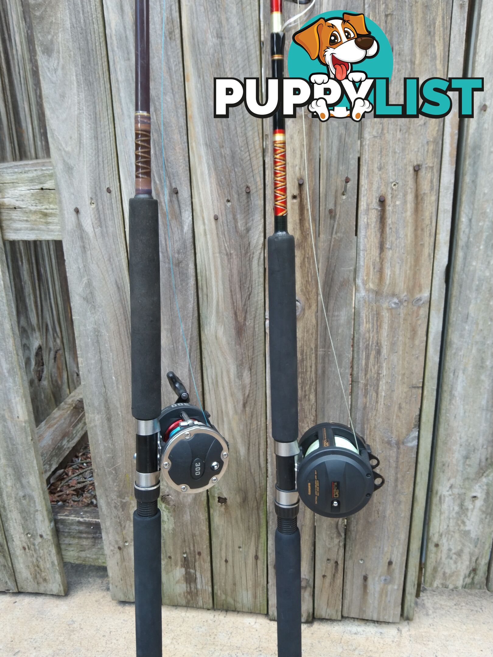 Boat fishing rods
