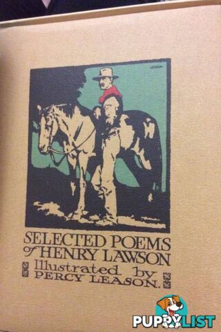 Selected Poems of Henry Lawson Illustrated Percy Leason Boxed