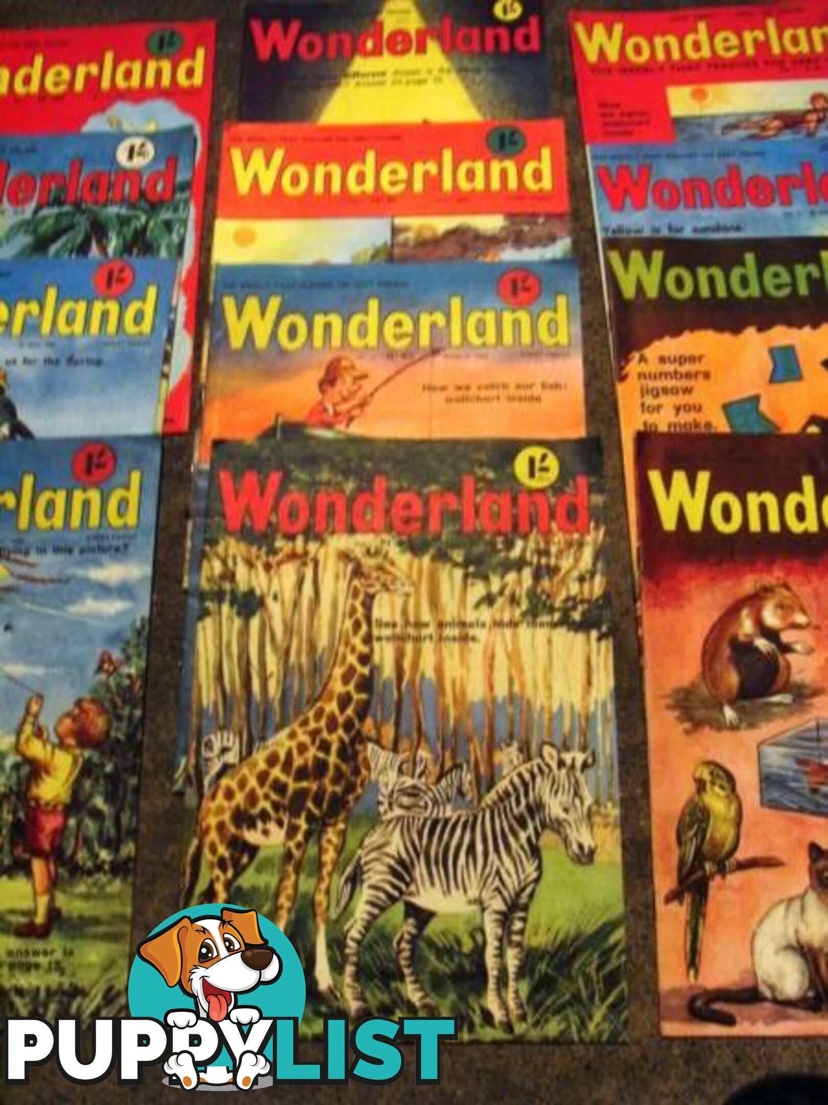 VINTAGE WONDERLAND 1966 X12 ISSUES MINT CONDITION