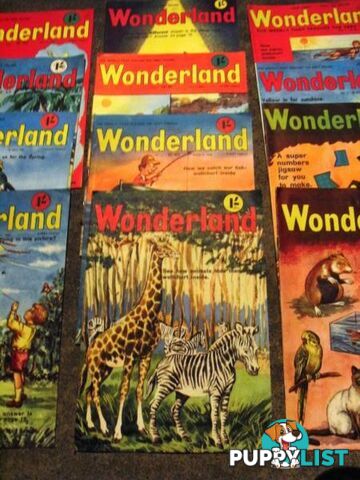 VINTAGE WONDERLAND 1966 X12 ISSUES MINT CONDITION