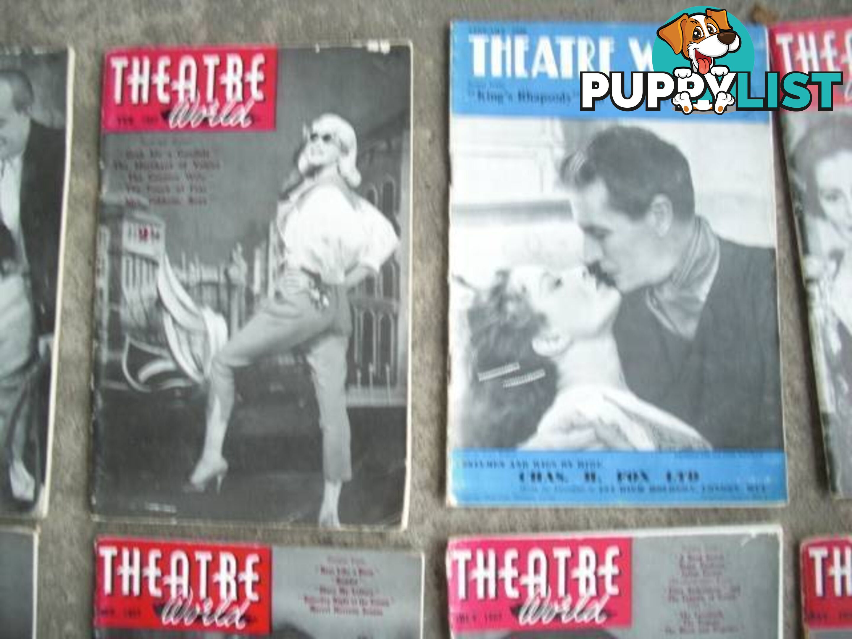 VINTAGE THEATRE WORLD******1950 1960 20 ISSUES GOOD CONDITION