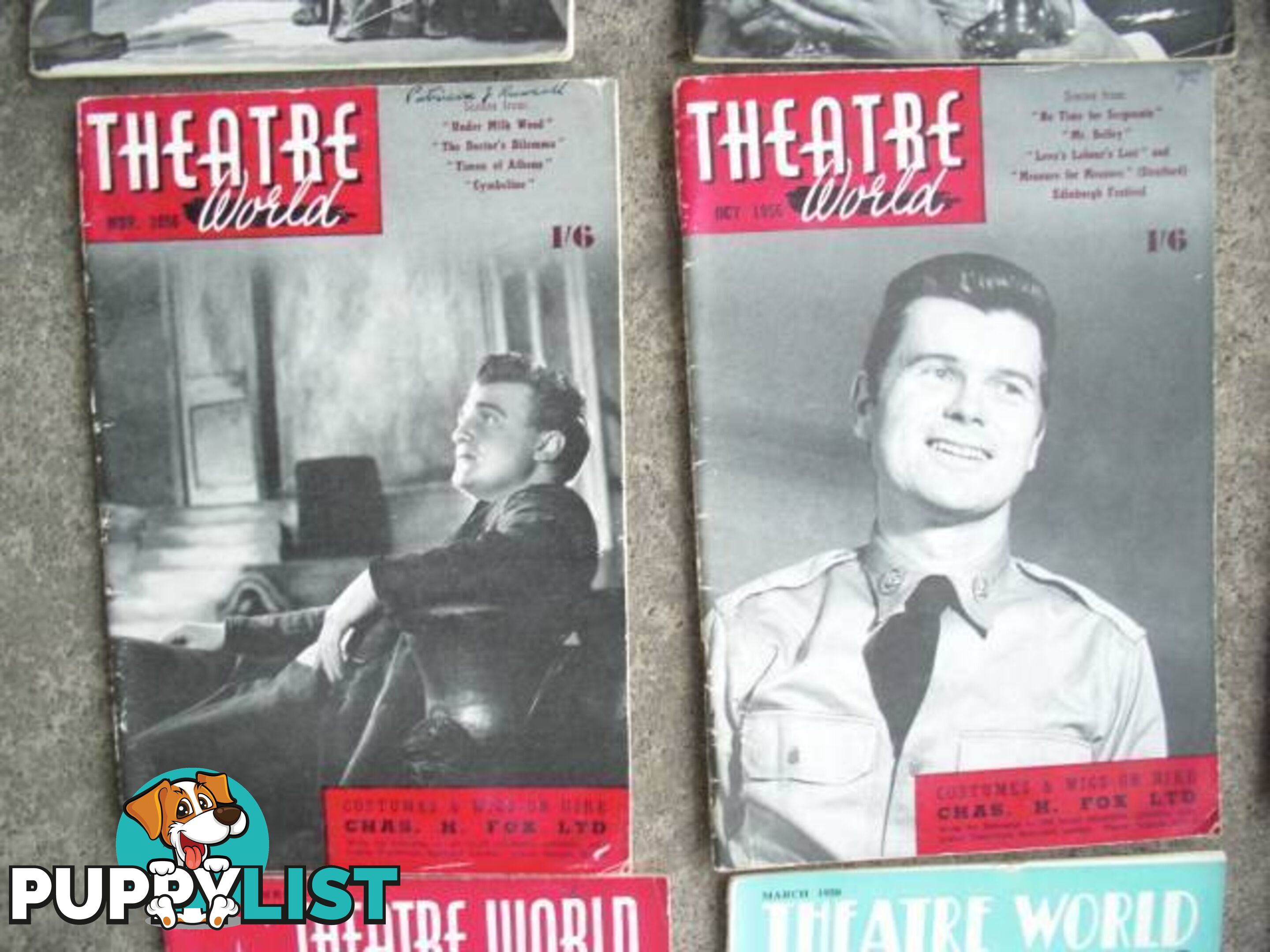 VINTAGE THEATRE WORLD******1950 1960 20 ISSUES GOOD CONDITION