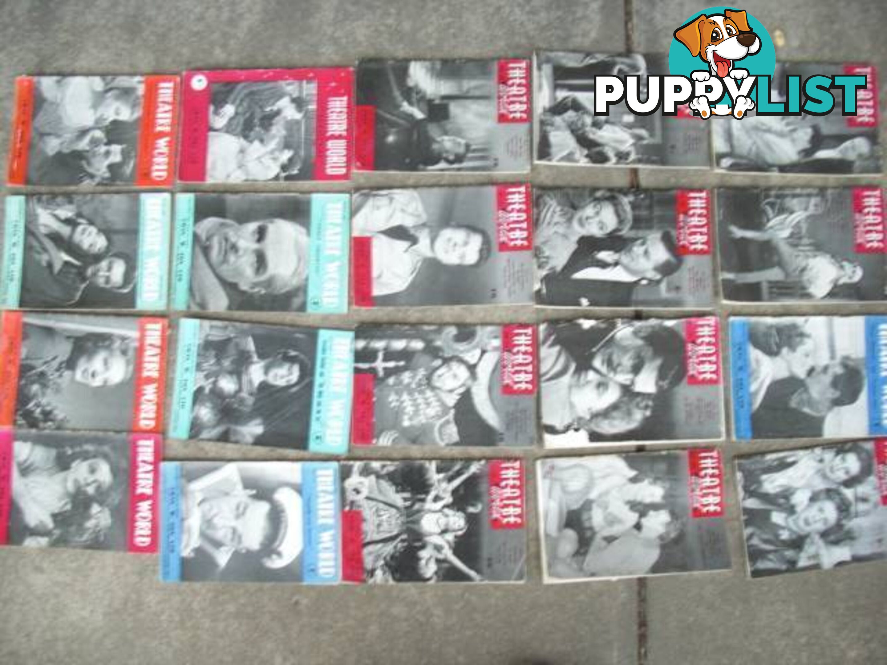 VINTAGE THEATRE WORLD******1950 1960 20 ISSUES GOOD CONDITION