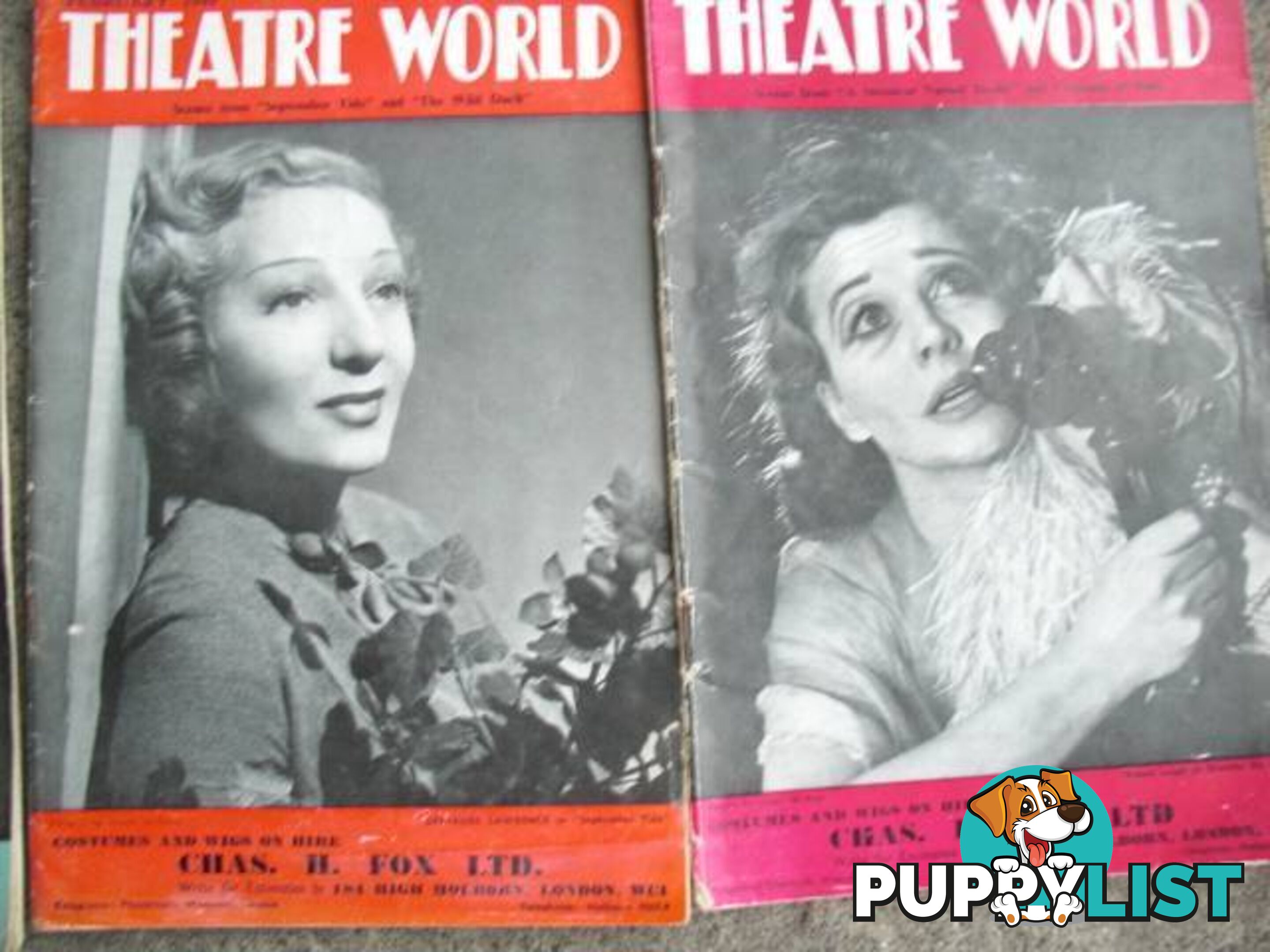 VINTAGE THEATRE WORLD******1950 1960 20 ISSUES GOOD CONDITION