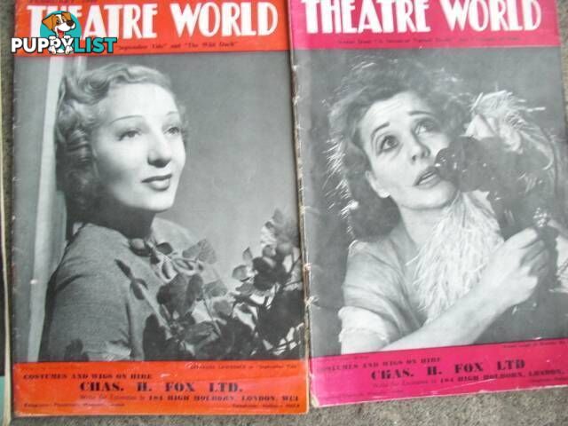 VINTAGE THEATRE WORLD******1950 1960 20 ISSUES GOOD CONDITION