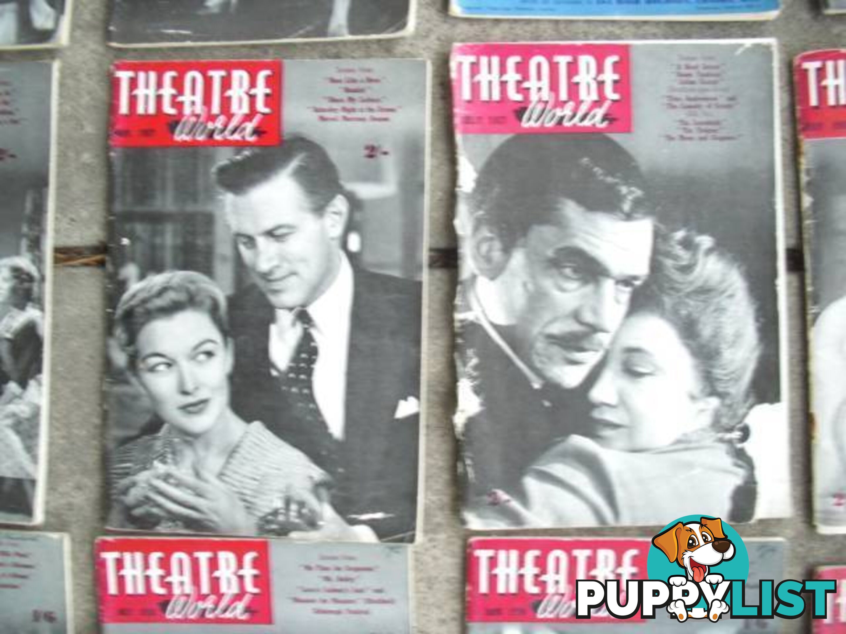 VINTAGE THEATRE WORLD******1950 1960 20 ISSUES GOOD CONDITION