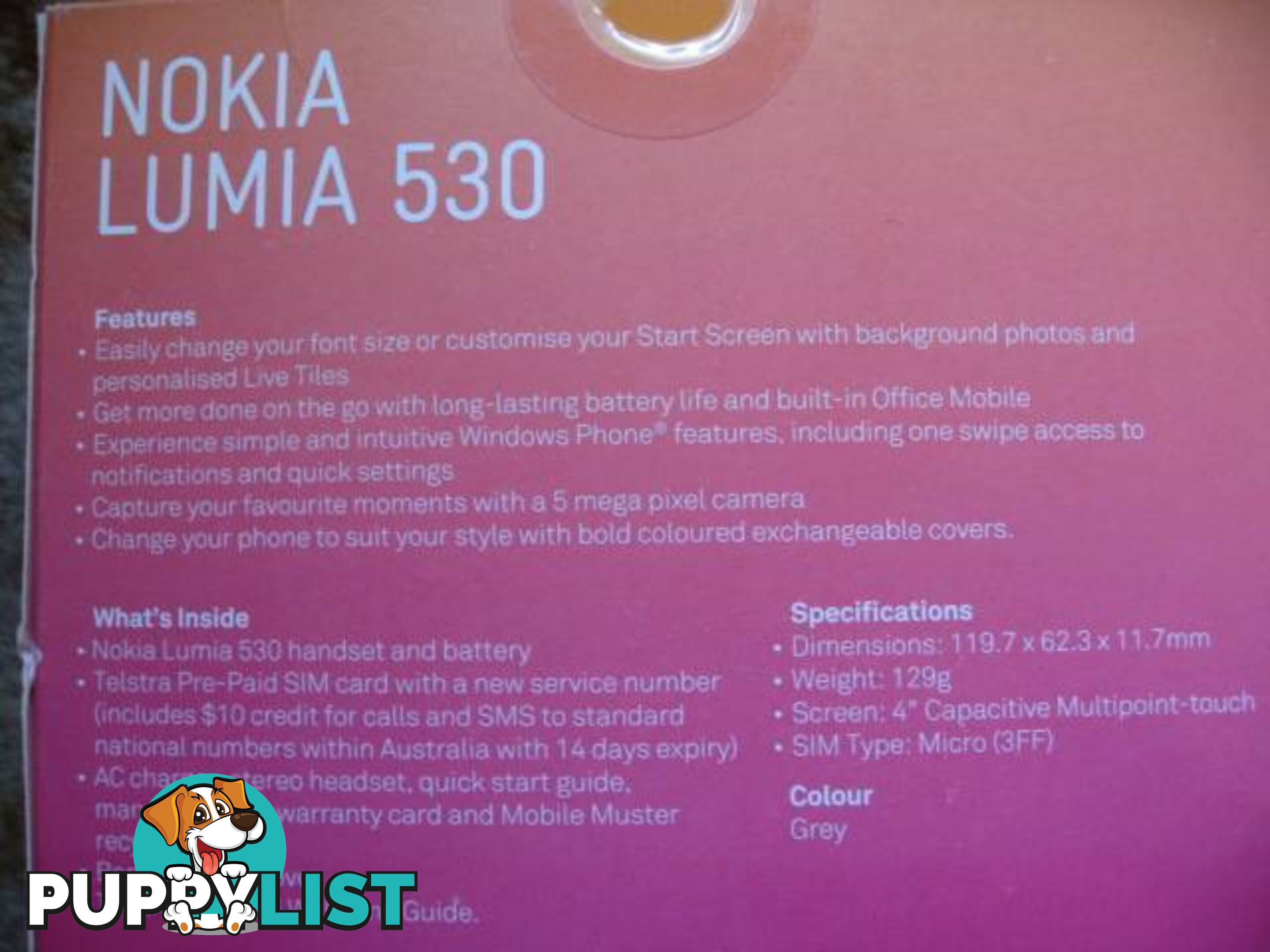 NEW NOKIA LUMIA PHONE WITH $10 SIM CARD