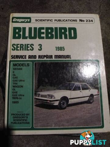 DATSUN NISSAN BLUEBIRD SERIES 3 - 1985 Repair Manual