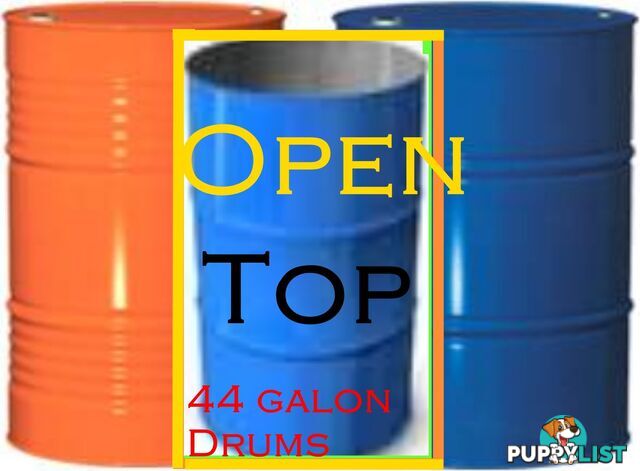 44 Gallon Drums Food Grade 🍅Passata🍅Boiler📞📞 or StockFeed as New