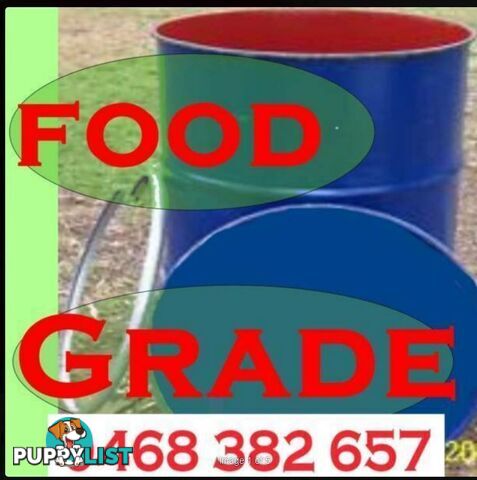 44 Gallon Drums Food Grade 🍅Passata🍅Boiler📞#o468382-sIX57#📞 or StockFeed as New