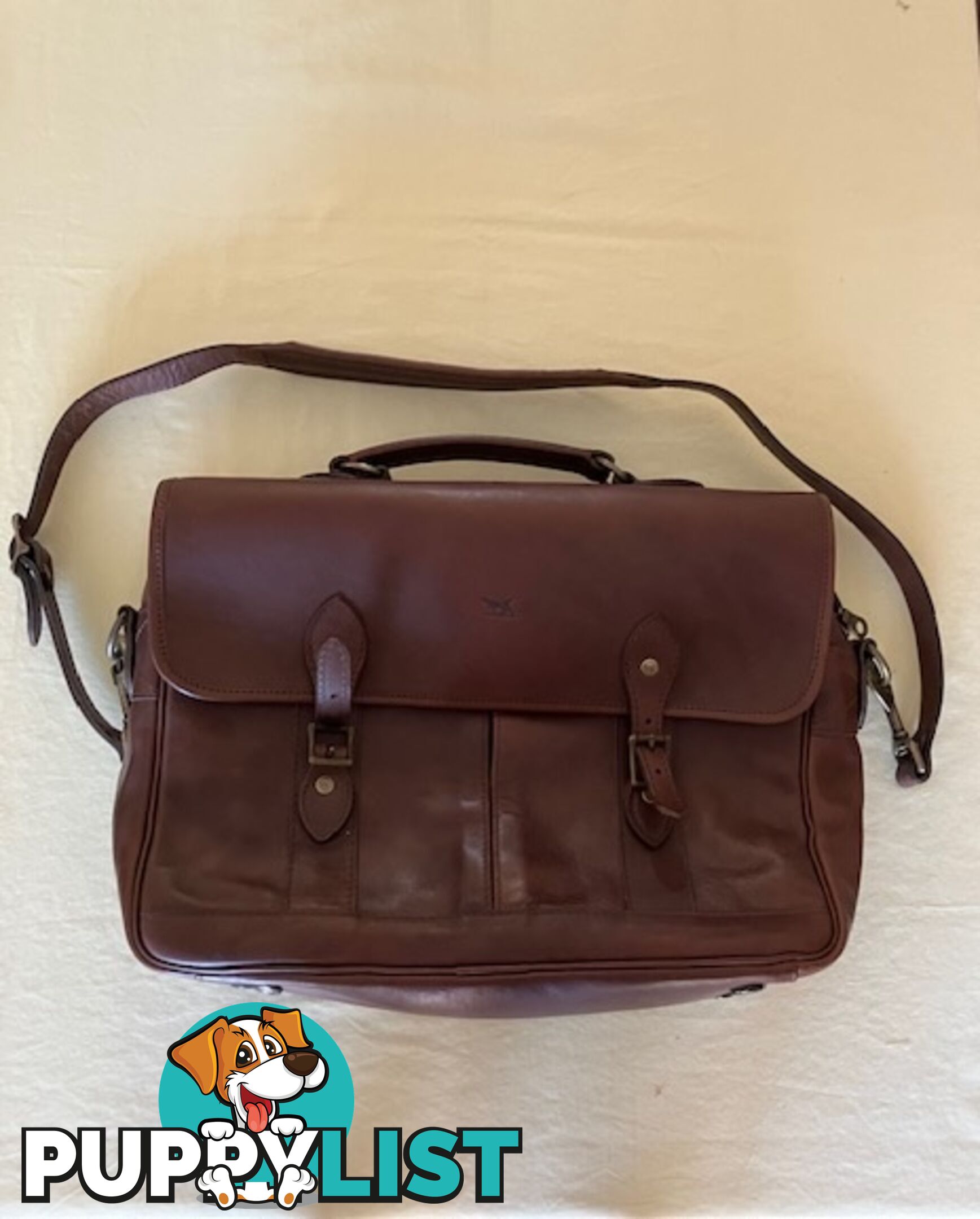 Leather Shoulder Travel Bag