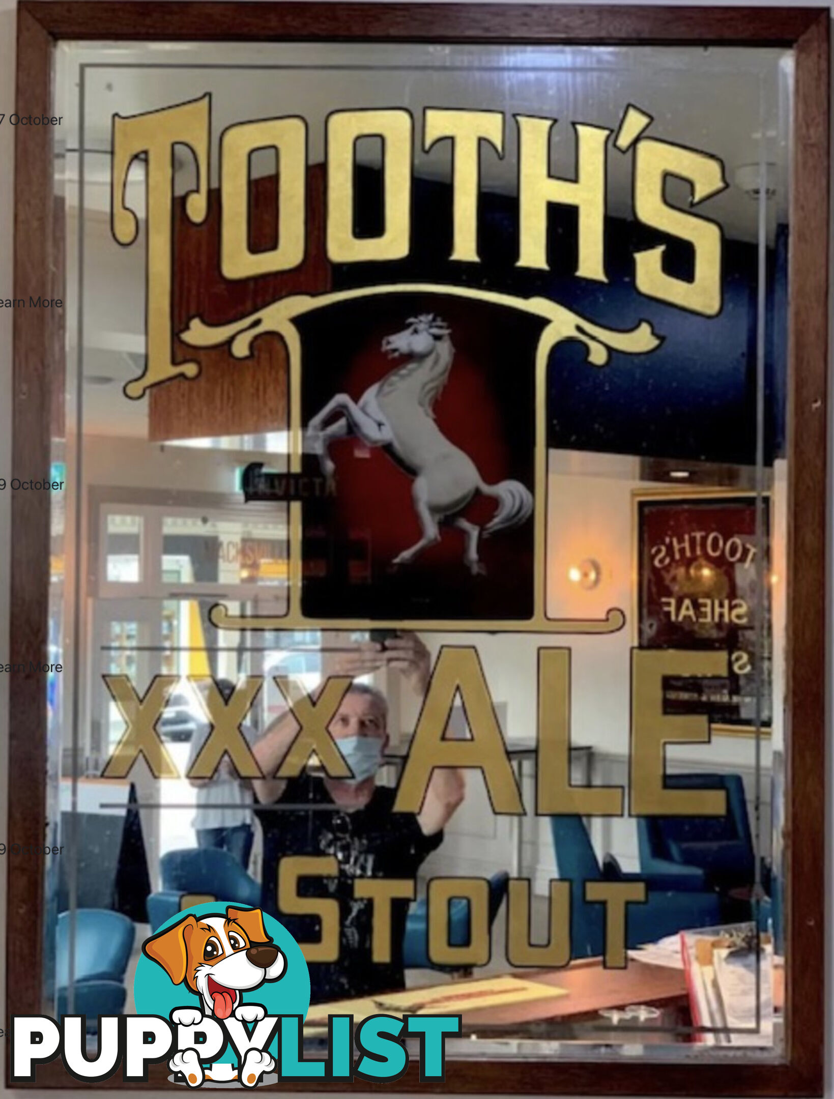 Wanted: TOOTHS XXX ALE &amp; RESCHS BEER MIRRORS WANTED TO BUY