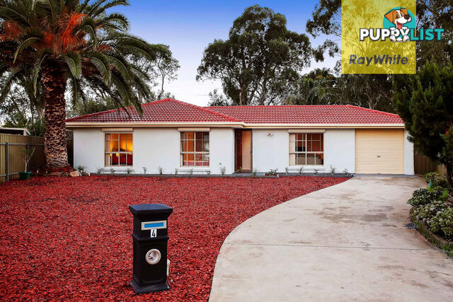 4 Bauhinia Drive PARAFIELD GARDENS SA 5107