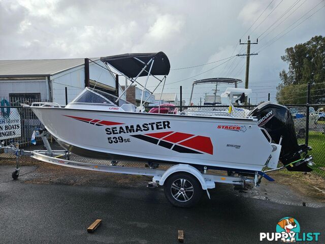 2024 539 SEAMASTER SE, 115HP MERCURY FOUR STROKE & 1595KG ALLOY TRAILER