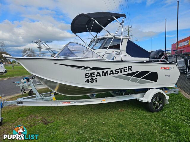 2024 481 SEAMASTER, 75HP MERCURY FOUR STROKE & 1100KG ALLOY TRAILER