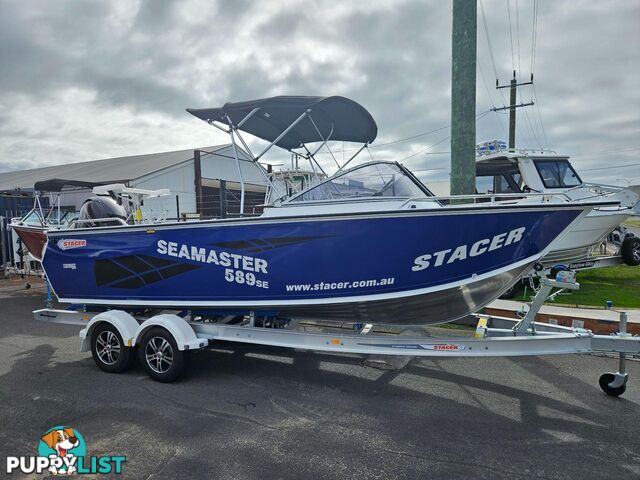 2024 589 SEAMASTER SE, 135HP MERCURY FOUR STROKE & 2000KG ALLOY TRAILER