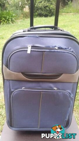 Blue Carry on Luggage