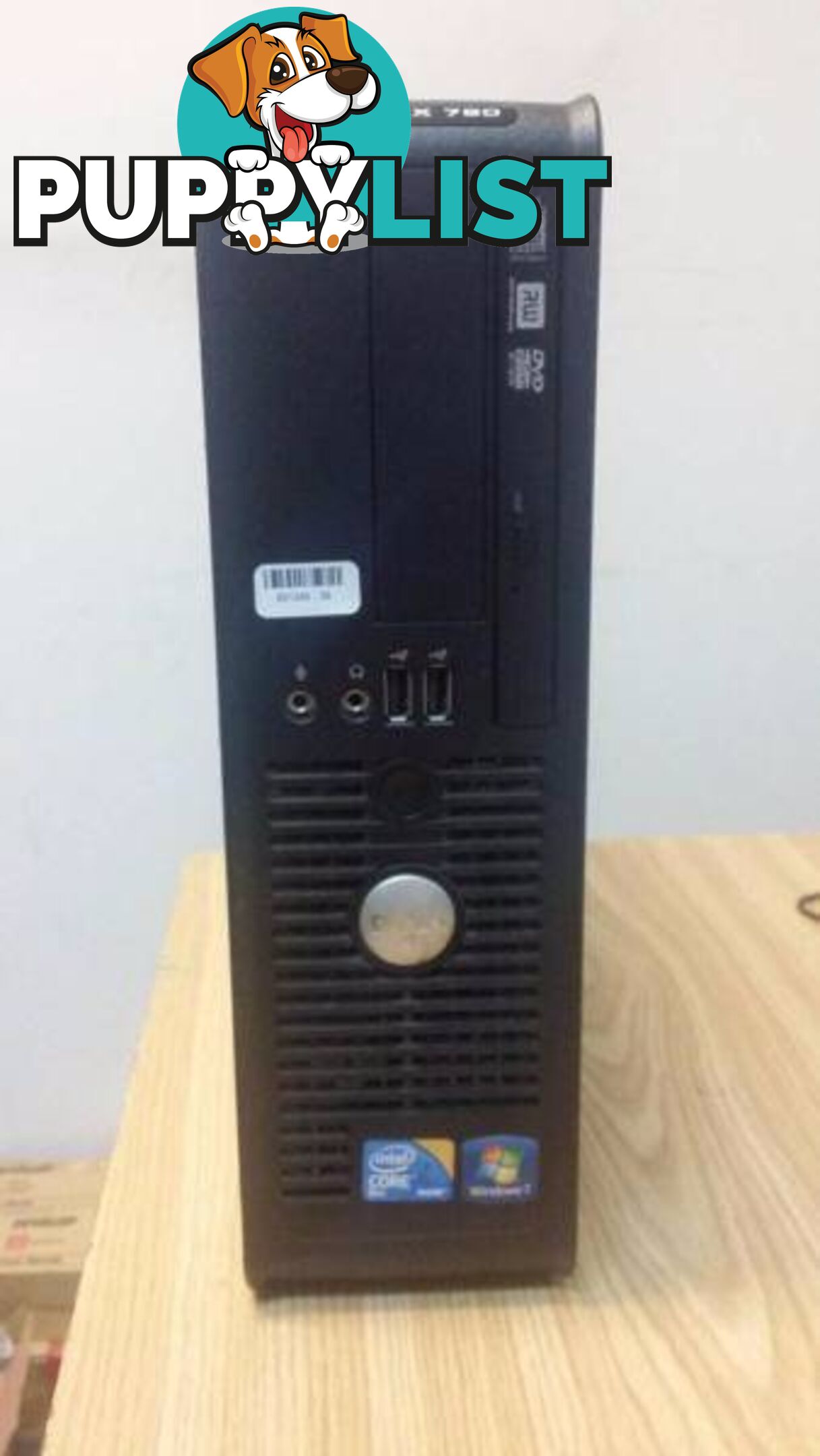 DESKTOP PC, DELL OPTIPLEX 780 SLIM, CORE 2 DUO E8400 @ 3GHz,