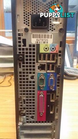 DESKTOP PC, DELL OPTIPLEX 780 SLIM, CORE 2 DUO E8400 @ 3GHz,