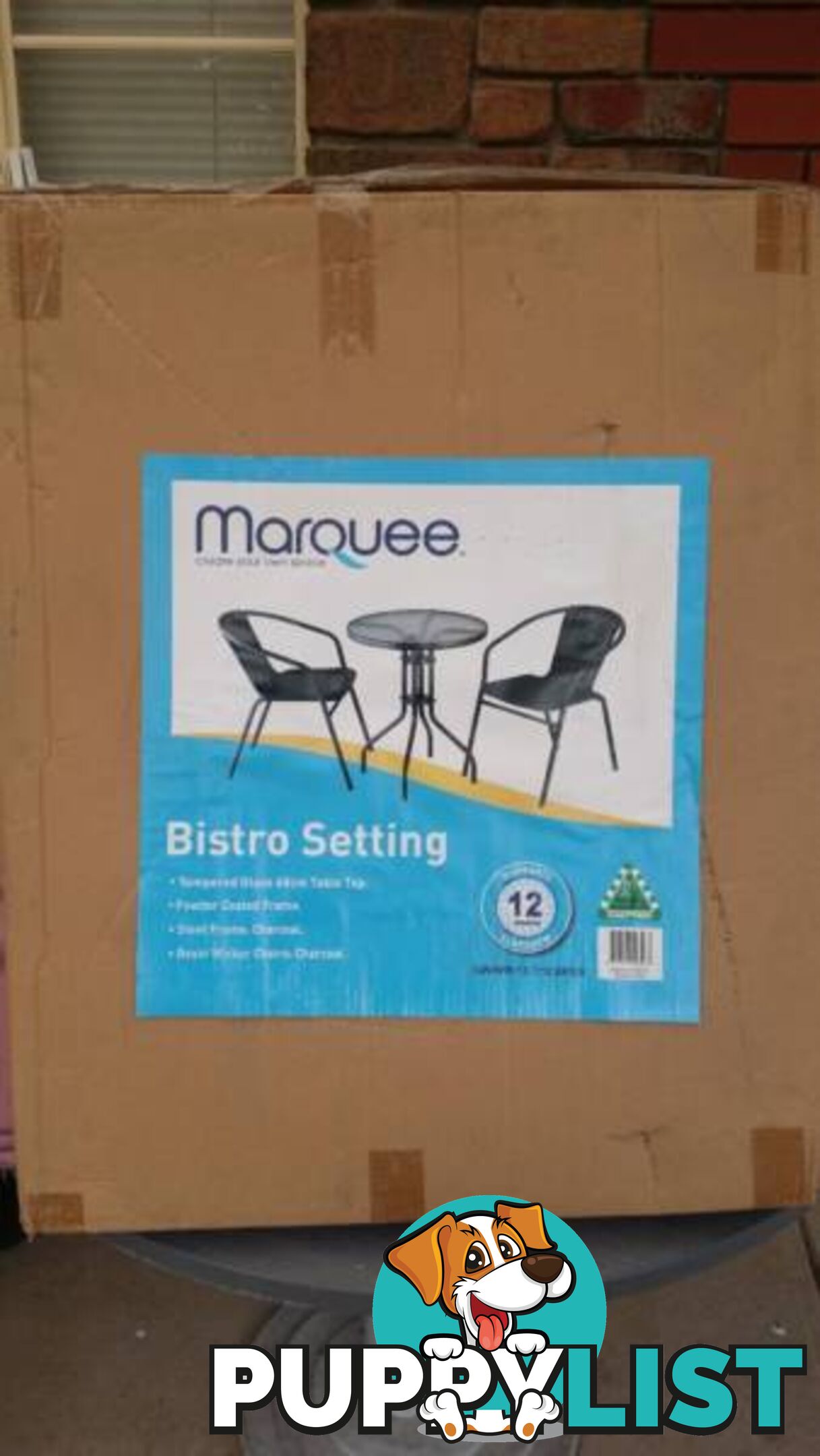 Outdoor Bistro Table only - BRAND NEW - Still in the box!