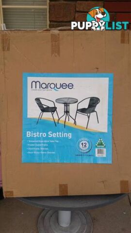 Outdoor Bistro Table only - BRAND NEW - Still in the box!