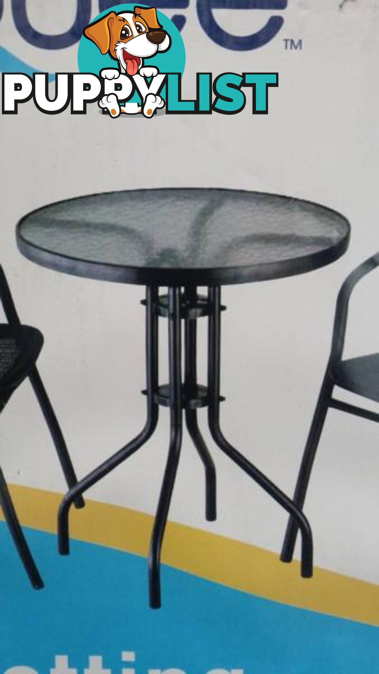 Outdoor Bistro Table only - BRAND NEW - Still in the box!