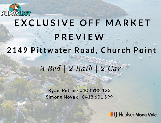 2149 Pittwater Road CHURCH POINT NSW 2105