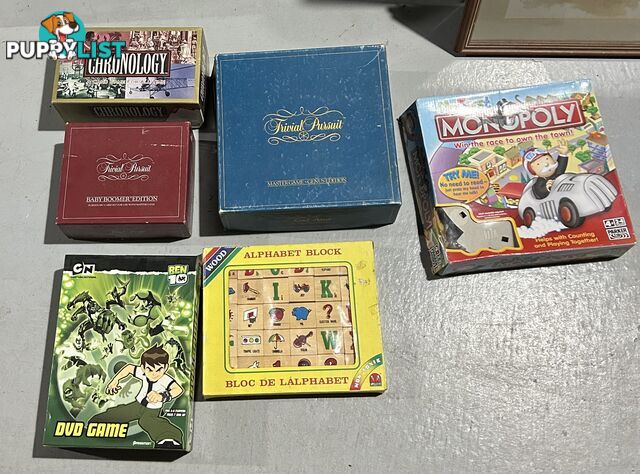 Lots of Vintage Board Games