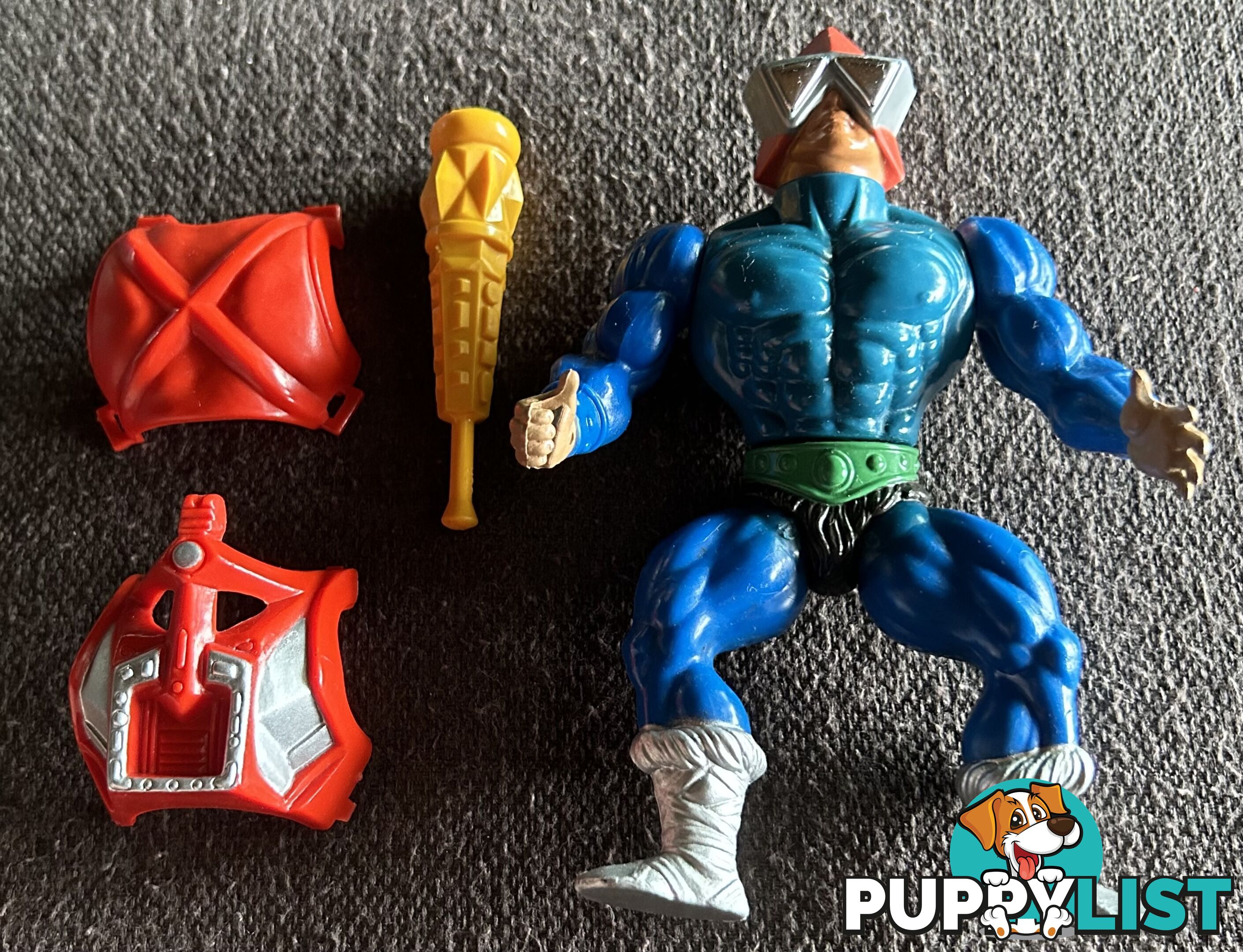 GENUINE VINTAGE MEKANECK ORIGINAL He Man MOTU Action Figure MEXICO 1983 COMPLETE