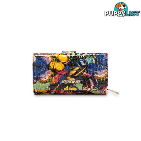 LW5M Monarch Butterfly Genuine Leather Wallet