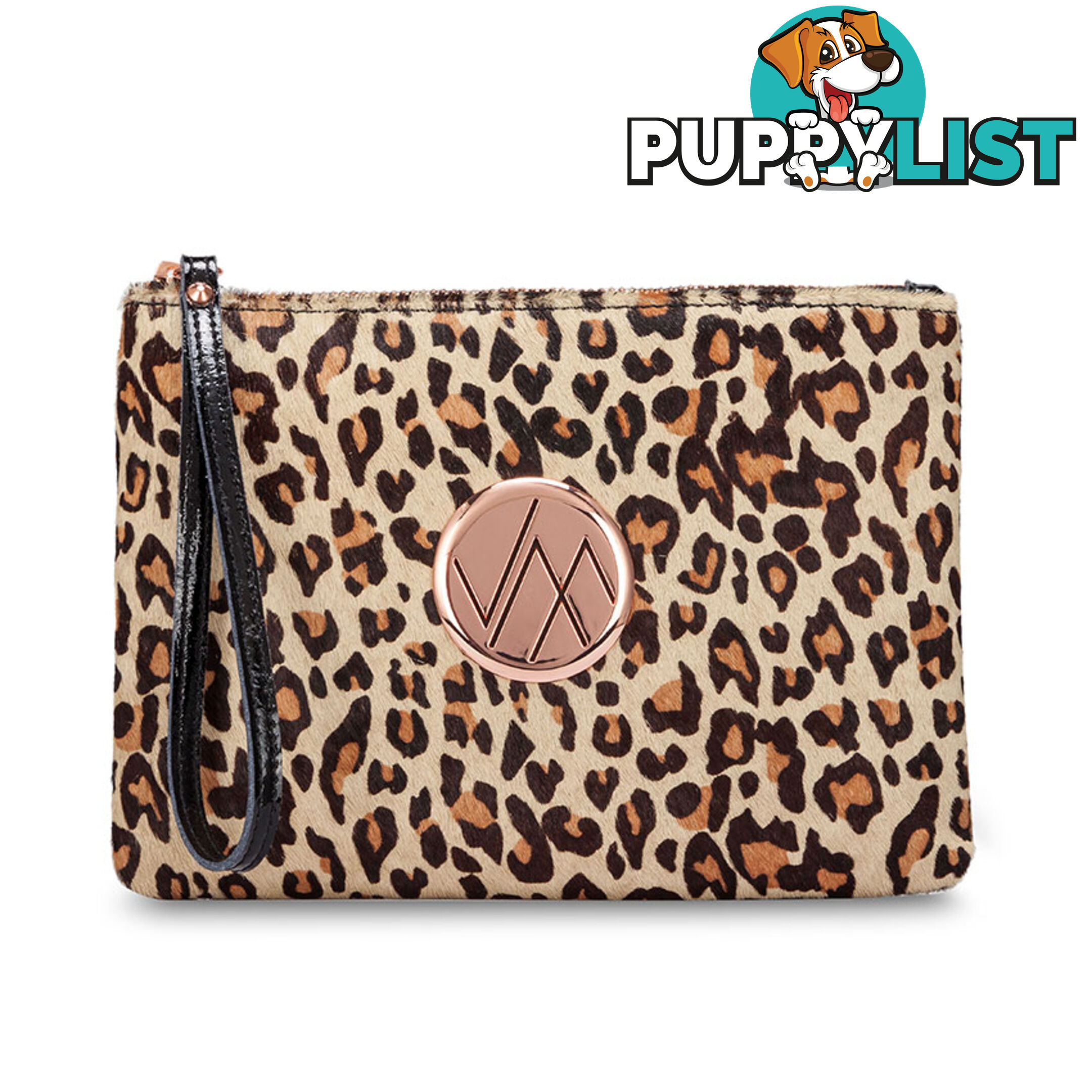 GIA LEOPARD GENUINE LEATHER LADIES CLUTCH