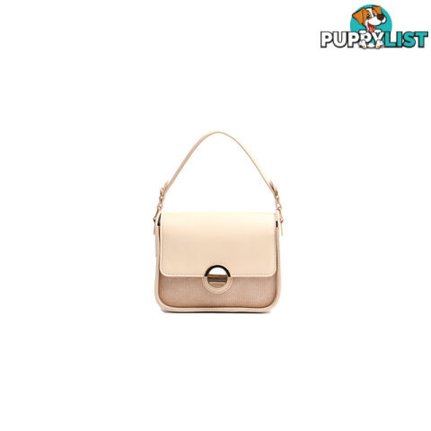 AMAYA NUDE VEGAN LEATHER LADIES HANDBAG