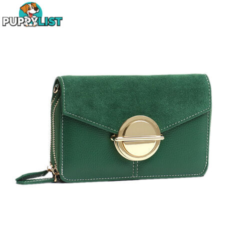 BERNIE GREEN GENUINE LEATHER LADIES HANDBAG