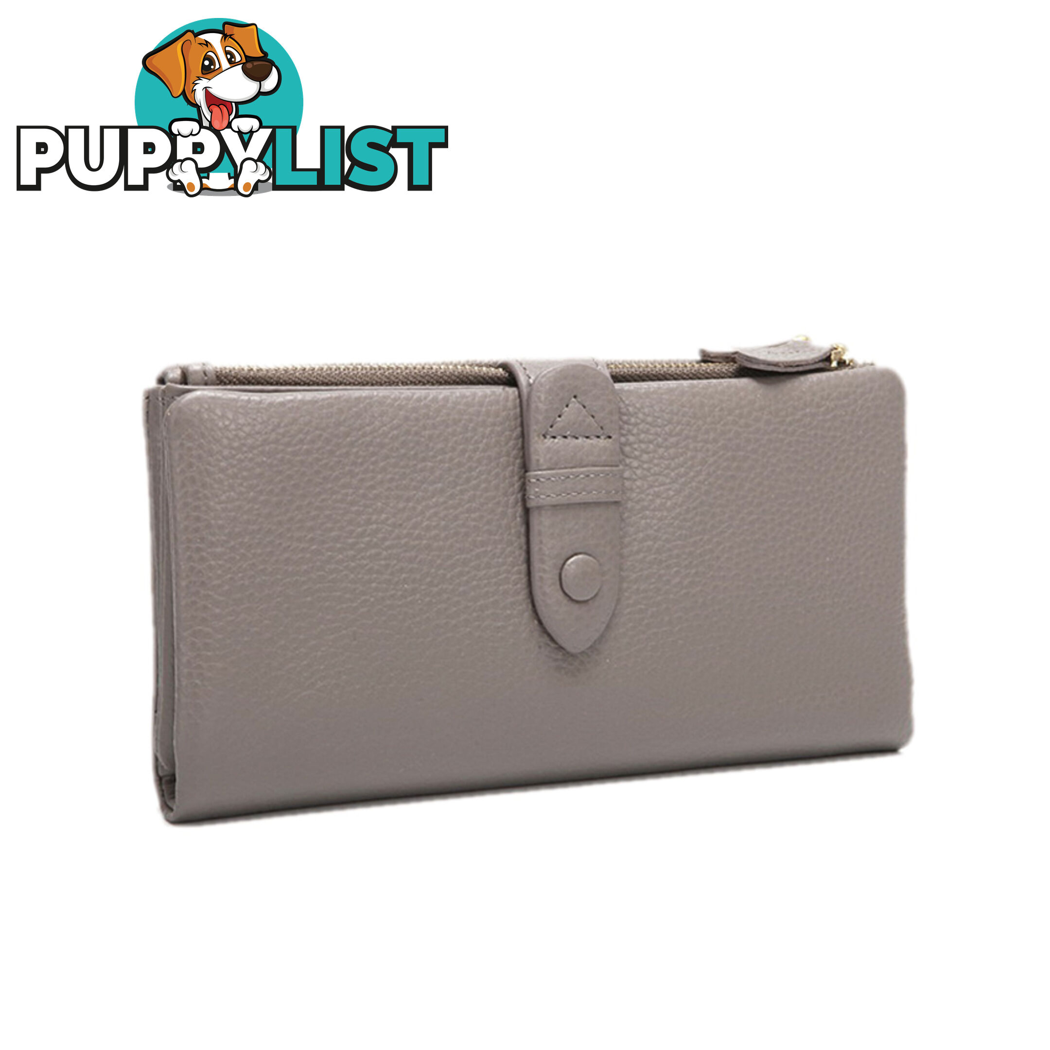 CHEYENNE GREY GENUINE LEATHER LADIES WALLET