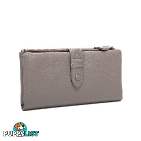 CHEYENNE GREY GENUINE LEATHER LADIES WALLET