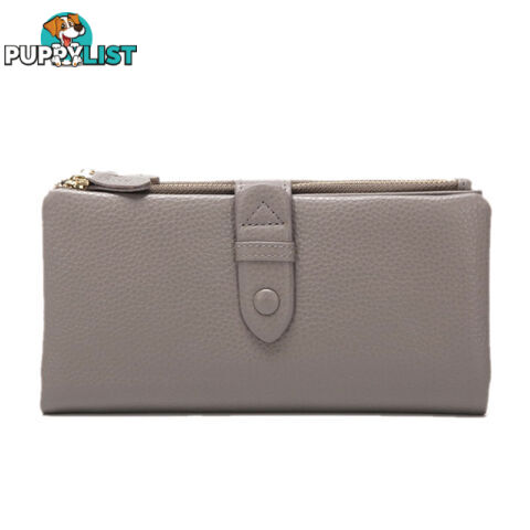 CHEYENNE GREY GENUINE LEATHER LADIES WALLET