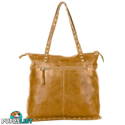 WELLINGTON MUSTARD GENUINE LEATHER LADIES HANDBAG