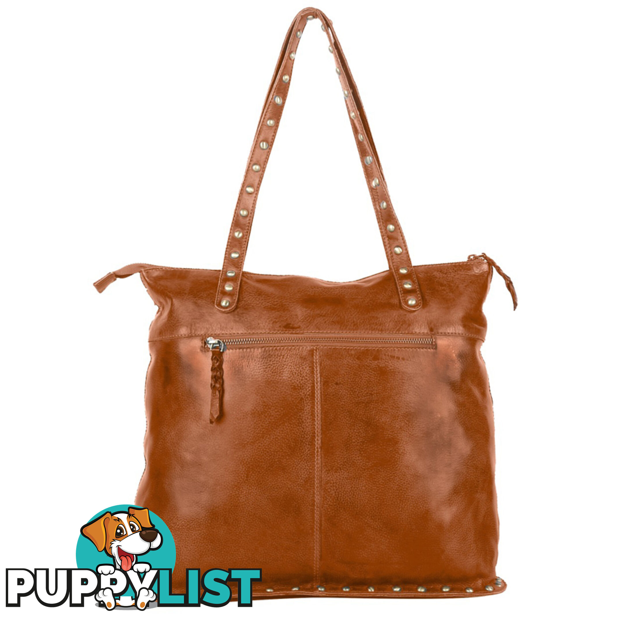 WELLINGTON TAN GENUINE LEATHER LADIES HANDBAG