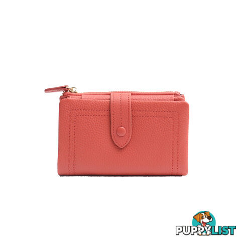 KYM CORAL GENUINE LEATHER LADIES SMALL WALLET