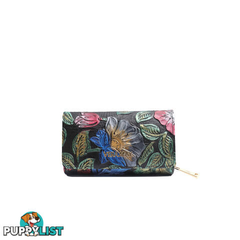 LW5M BANKSIA PATENT GENUINE LEATHER LADIES SMALL WALLET