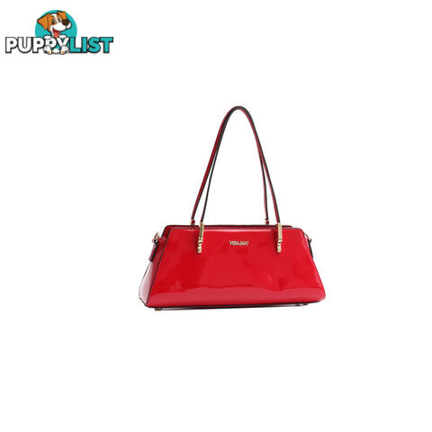 TIANNA RED VEGAN LEATHER LADIES HANDBAG