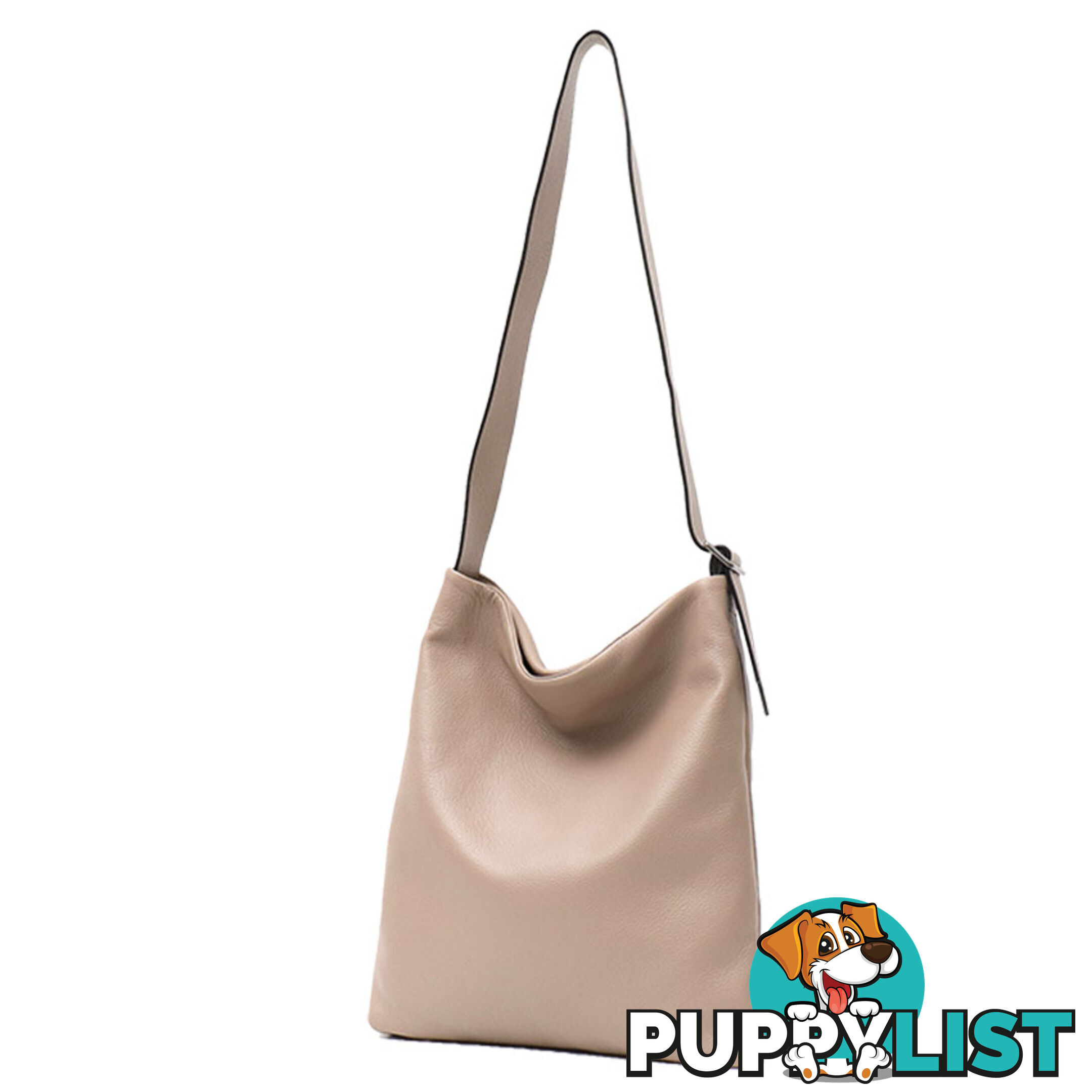 QUINN BEIGE GENUINE LEATHER WOMENS HANDBAG