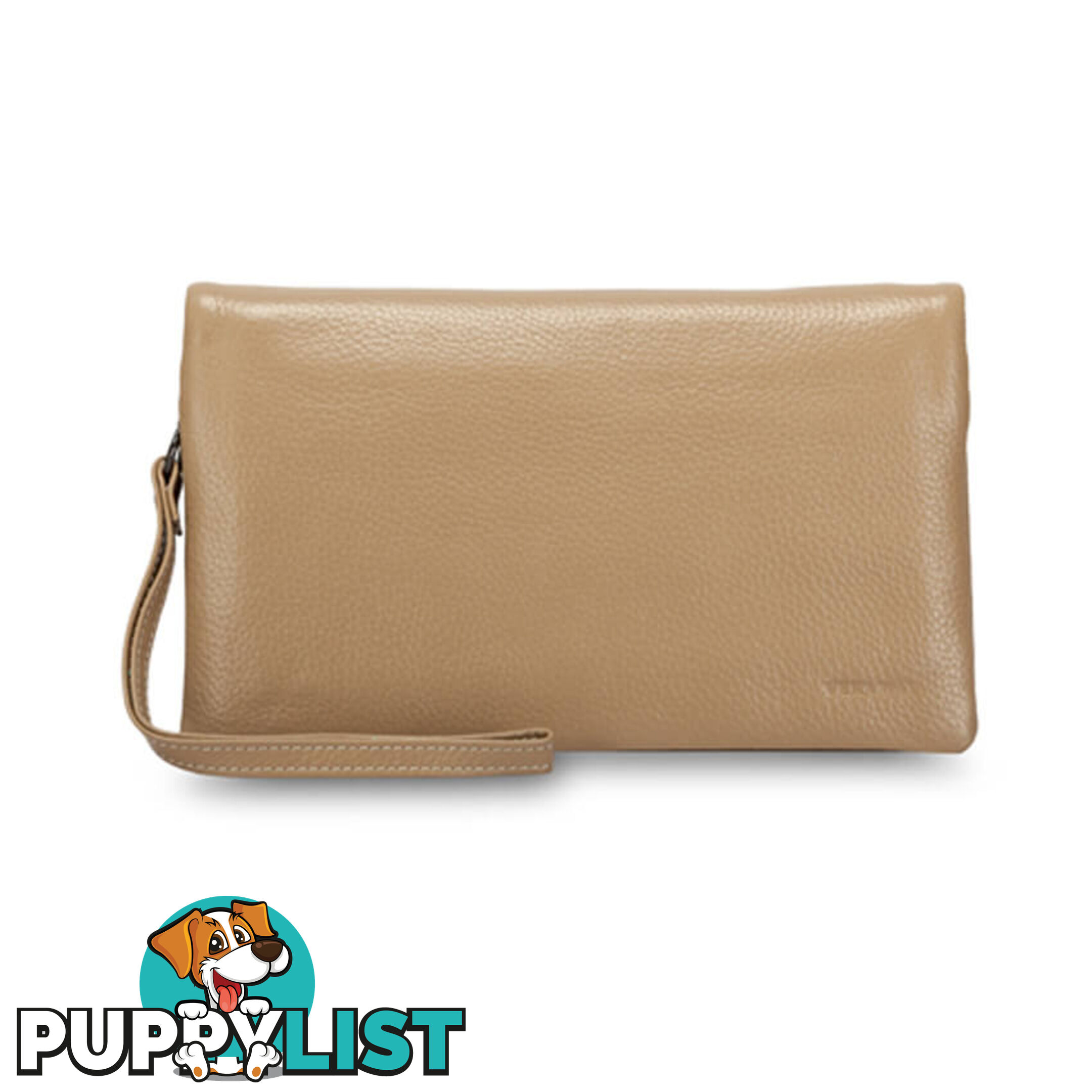 KELSI Beige Womens Genuine Leather Wallet