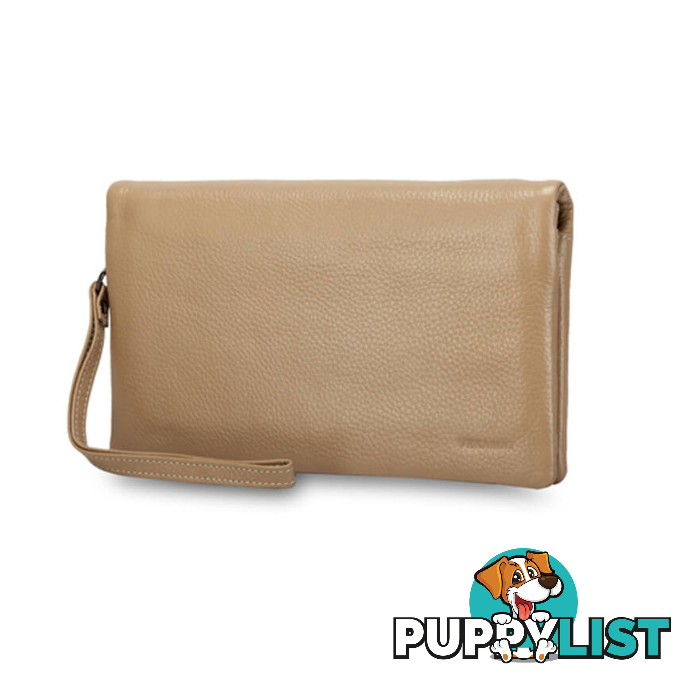 KELSI Beige Womens Genuine Leather Wallet