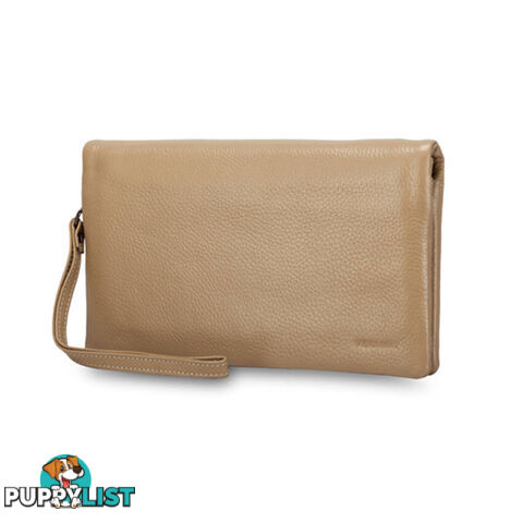 KELSI Beige Womens Genuine Leather Wallet