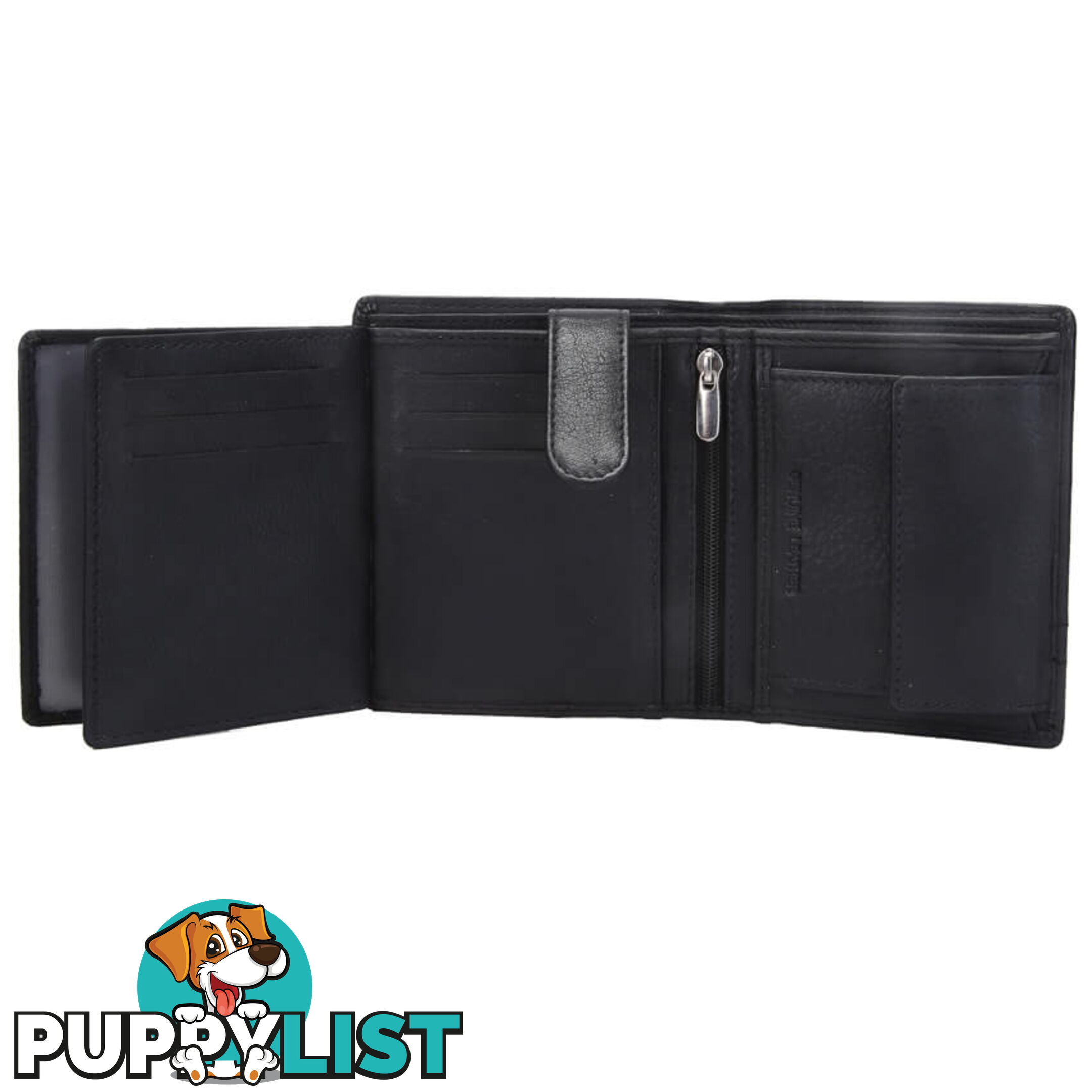 MS6 Genuine Cowhide Leather Mens Sport Wallet