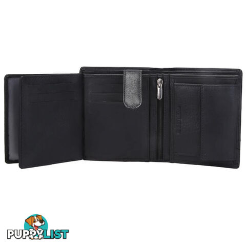 MS6 Genuine Cowhide Leather Mens Sport Wallet