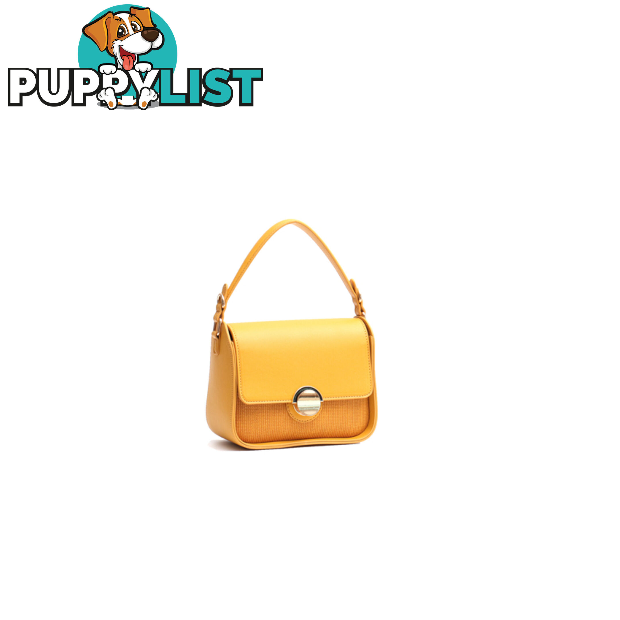 AMAYA MUSTARD VEGAN LEATHER LADIES HANDBAG