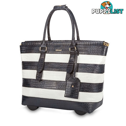 DARWIN STRIPED BLACK WHITE Travel Bag