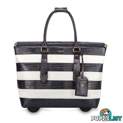 DARWIN STRIPED BLACK WHITE Travel Bag